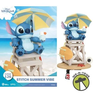 Disney Lilo & Stitch: Stitch Summer Vibe DS-126 D-Stage Statue by Beast Kingdom - Picture 1 of 7