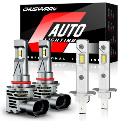 Para Lexus LX470 Sport Utility 4.7L 1998-2007 LED Faro Alto Bajo Bombillas 6500K Foto 1 de 4