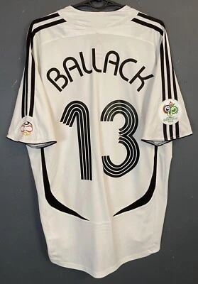 CAMISA DE FUTEBOL MASCULINA BALLACK ALEMANHA 2005/2006 DEUTSCHLAND TAMANHO XL - Imagem 1 de 4