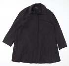 lener cordier Womens Black Jacket Coat Size 16 Button
