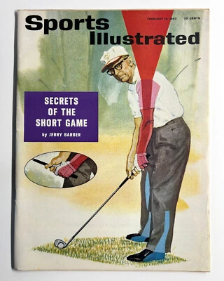 Sports Illustrated Jerry Barber February 16, 1963 Golf NEWSSTAND Magazine - Image 1 of 2