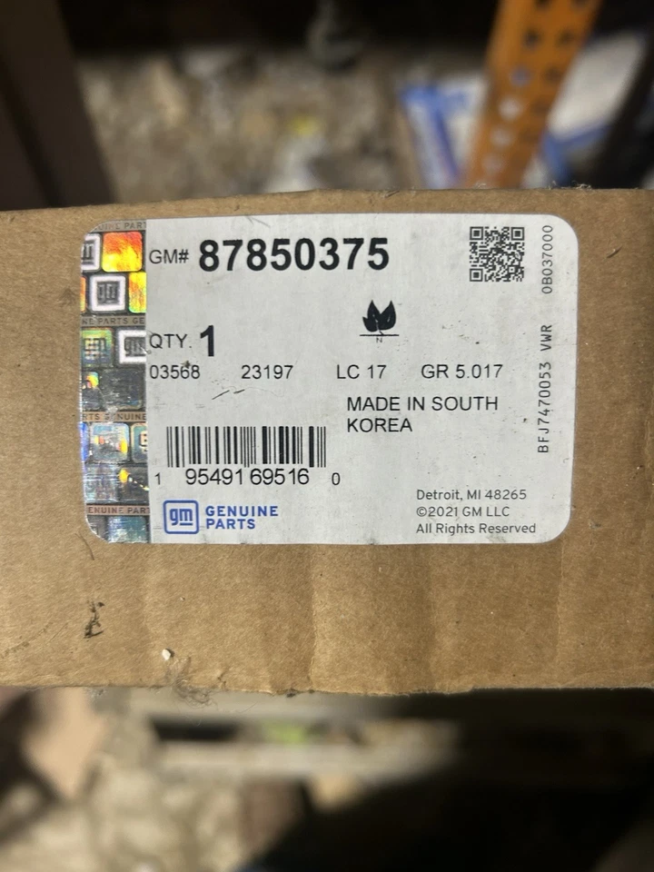 2023 Chevrolet Colorado Brake Pad Set - Front - AC Delco 86579050 - Image 1 of 1