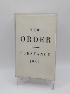 New Order Substance 1987 Qwest 9 25621-4 Cassette Tape Tested VG+ New Wave - Picture 1 of 4