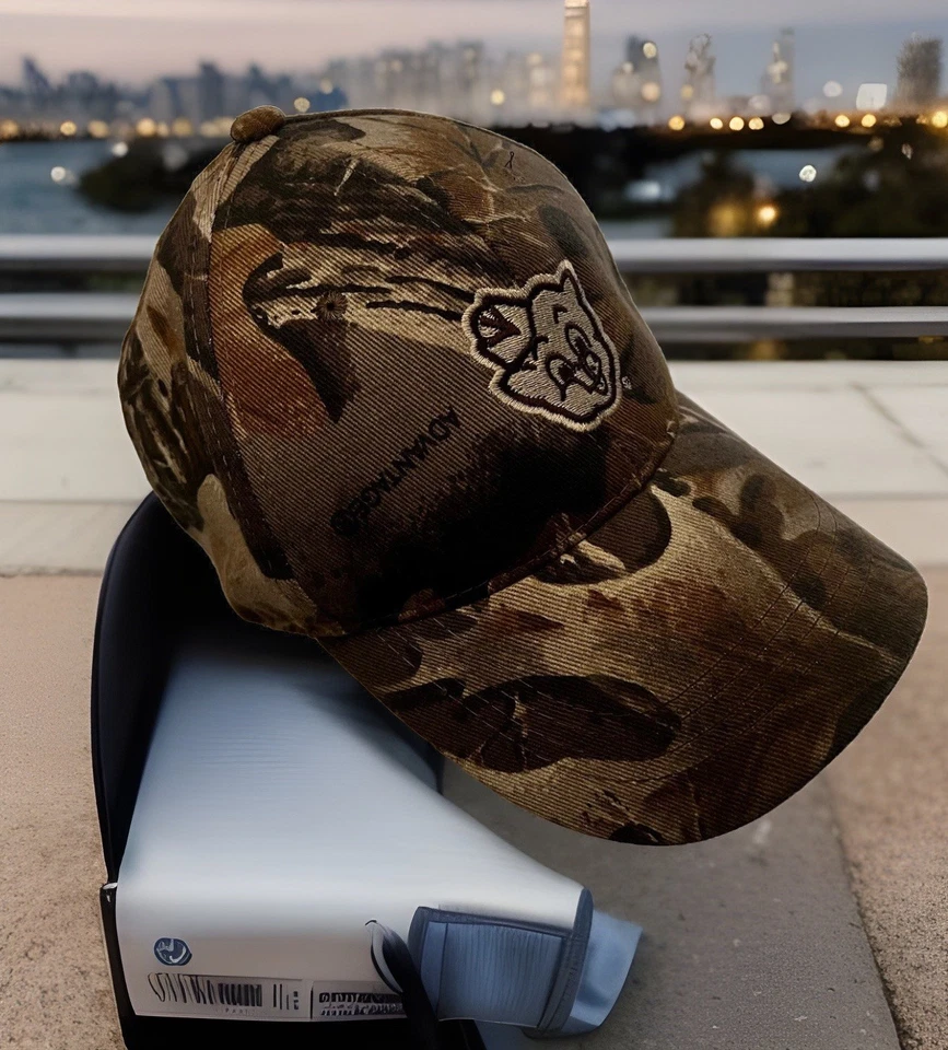 Vtg Piggly Wiggly Mossy Oak Advantage Camo Trucker Cap Hat Adjust Embroidered - Image 1 of 4