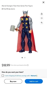 Hasbro Marvel Avengers Titan Hero Series 12 Inch Thor Actionfigur ab 4 Jahren! - Bild 1 von 4