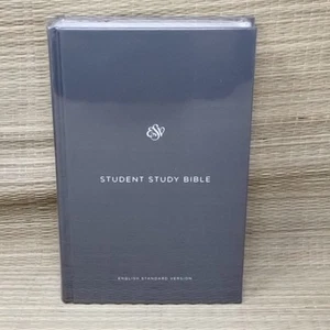 ESV Student Study Bible (Gray) - Hardcover By ESV Bibles by Crossway Sealed New - Picture 1 of 3