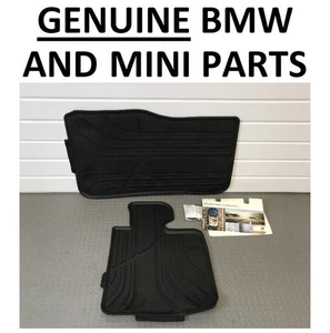 GENUINE BMW 1, 2 Series F20 All Weather Floor Mats 51472339848 FRONT, RHD. 23E - Picture 1 of 8