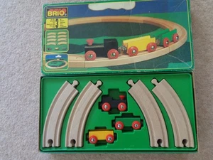 Vintage Brio Train Set Circle Starter Set Number 33115 - Age 3+ - Picture 1 of 7
