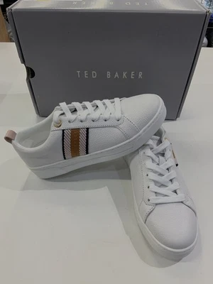 Ted Baker Womens Shoes Pink Multicolor Sneakers Comfortable Leather Upper. - Image 1 of 4