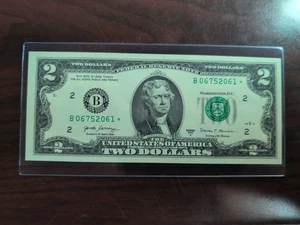 2017 A NEW YORK ** STAR **$2 Notes  UNCIR From. BEP PACK With Holder (Dw-5-061) - Picture 1 of 3