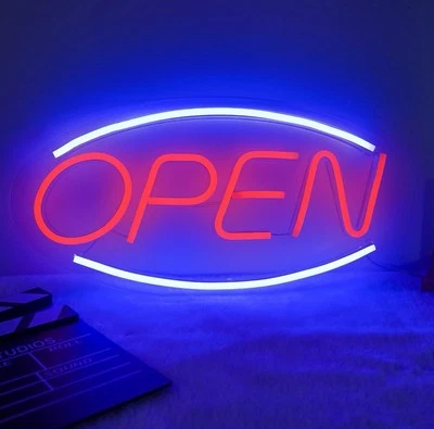18" inch LED Open Sign Neon Bright for Restaurant Bar Club Shop Store Business - Image 1 of 4