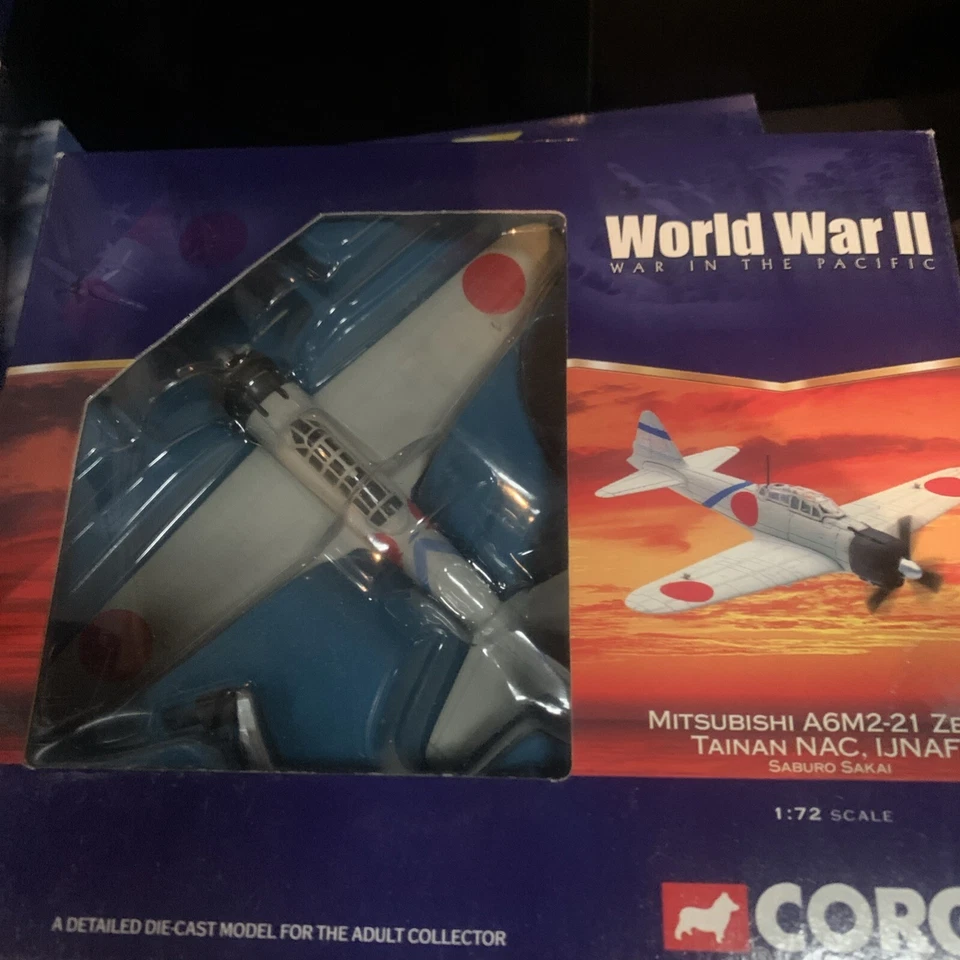 Corgi Aviation Mitsubishi A6M3-21 Zero Tainan NAC, IJNAF Saburo Sakai AA33103 - Image 1 of 1