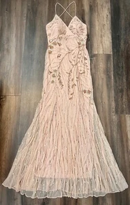 Vivace by Cassandra Stone Beaded and Sequined Formal Dress Size Small - Picture 1 of 18