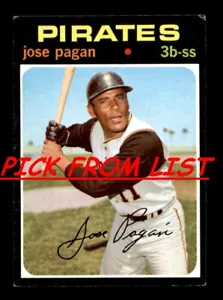 1971 Topps 261-523 Pick From List All PICTURED - Picture 1 of 461