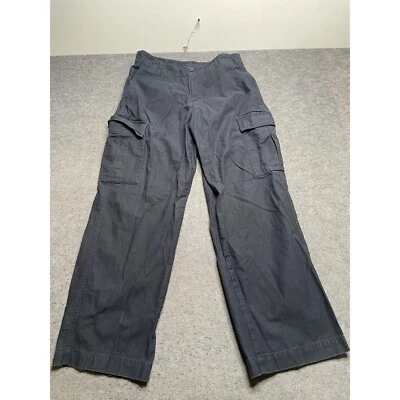 Pantalones cargo Uniqlo calce relajado informales trabajo utilitario gris para hombre talla 28-29 Foto 1 de 4
