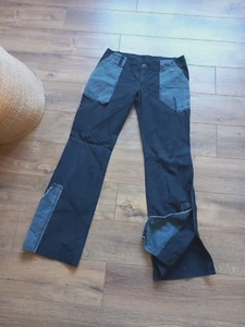 Diesel Vintage Low Rise Inside Out Grey Trousers Pants Size 31 Made in Hong Kong - Picture 1 of 13