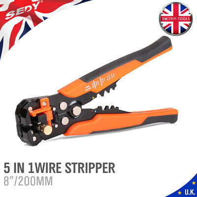 Self-Adjusting Automatic Wire Crimper Stripper Cable Cutter Electrician Crimping • 7.89£