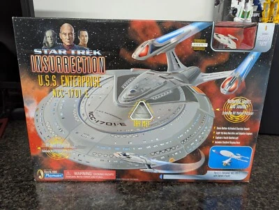 Star Trek Insurrection 1998 EE. UU. ENTERPRISE NCC-1701-E NUEVA CAJA SELLADA Foto 1 de 4