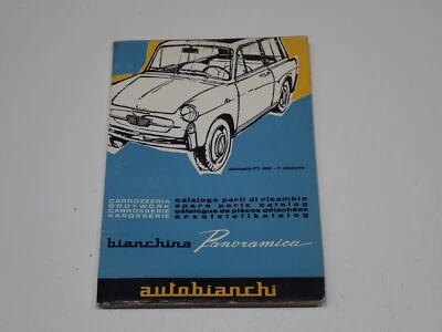 AUTOBIANCHI BIANCHINA PANORAMICA CATALOGO PARTI DI RICAMBIO CARROZZERIA - Immagine 1 di 4
