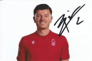 NOTTINGHAM FOREST: GIULIAN BIANCONE SIGNED 6x4 2022/2023 PORTRAIT PHOTO+COA - Bild 1 von 1