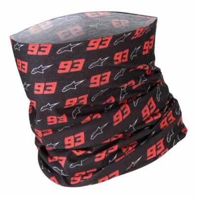Alpinestars MM93 Neck Tube Halstuch Schlauchtuch Marc Márquez schwarz-rot-weiß - Bild 1 von 3