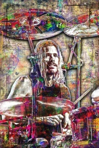TAYLOR HAWKINS FOO FIGHTERS 20x30inch Poster, Taylor Hawkins Art Free Shipping - Picture 1 of 8
