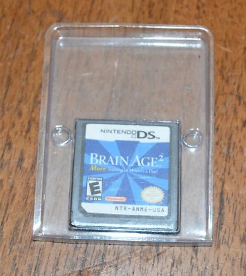 VTG NINTENDO DS Brain Age 2  AUTHENTIC TESTED & WORKING HARDLY EVER USED - Image 1 of 4