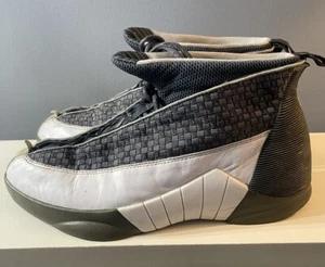 Vintage 136029-011 Nike Air Jordan 15 XV Flint Grey Sz 13 Basketball Shoes 1999 - Picture 1 of 13