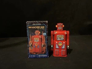 Vintage Masudaya Mini Machine Man Wind Up Japan As Seen In Baby Einstein - Picture 1 of 7
