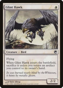 Glint Hawk x1 Scars of Mirrodin White Creature MTG Magic the Gathering - Picture 1 of 1