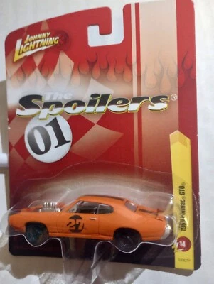 Johnny Lightning 2011 Spoilers 1969 Pontiac GTO GOAT Orange Forever 1:64 Muscle - Image 1 of 3