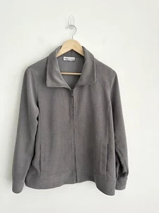 Fella Hamilton Grey Soft Corduroy Full Zip Jacket Size 10 Made In Australia - Picture 1 of 9
