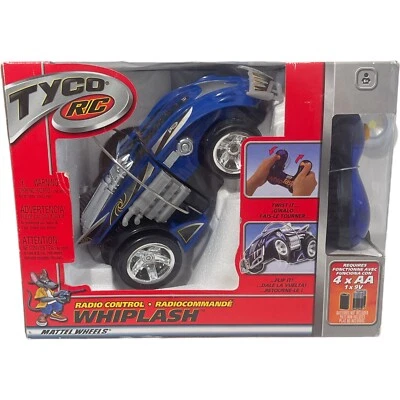 2002 WHIPLASH Tyco RC Mattel Wheels Motor Sports New In Box!  Vintage Blue - Image 1 of 4