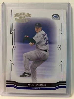 2005 Donruss Throwback Threads Gold Century Proof #32 Jason Jennings #94/100 - Image 1 of 2