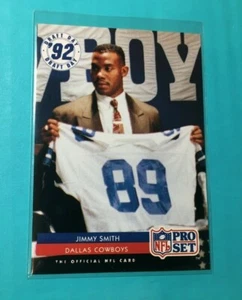 JIMMY SMITH 1992 Pro Set Football Rookie Card #32 Dallas Cowboys 1992 Draft Day - Picture 1 of 1