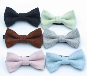 Boys Kids Children Party Wool Wedding Formal Function bow tie Necktie bowtie  - Picture 1 of 20