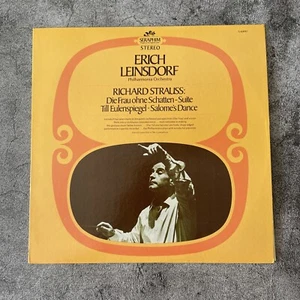 Richard Strauss Erich Leinsdorf Philharmonia Orchestra Used Vinyl Fully Tested - Imagen 1 de 9