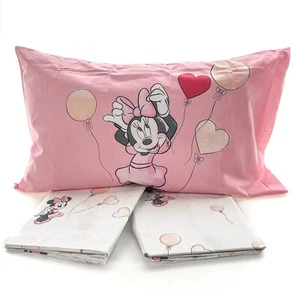 Lenzuola Caleffi Minnie Love piazza e mezza completo letto Disney cotone 100% - Imagen 1 de 8