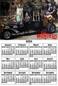 THE MUNSTERS LILY HERMAN DRAGULA BÜRO KÜCHE KÜHLSCHRANK 2025 KALENDERMAGNET - Bild 1 von 1
