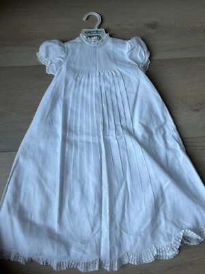 Feltman Brothers Girls Slip Dress Christening Gown White Lace NWT LAYETTE 5931 - Image 1 of 4