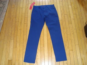 HUGO BOSS RED LABEL HELGO CASUAL/ DRESS ROYAL BLUE PANTS MEN'S 30 R BNWT@$145.00 - Picture 1 of 17