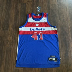 Wes Unseld Jersey Men's 2XL Reebok Washington Bullets NBA Basketball Swingman - Picture 1 of 23