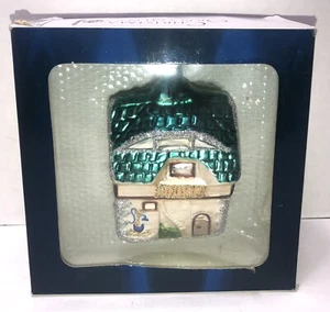 Vintage Hutschenreuther Christmas Blown Glass Village House Ornament Germany - Picture 1 of 8