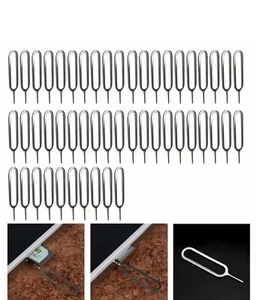 500x Sim Card Tray Eject Pin Tool Fits iPhone iPad Samsung Smartphone JOBLOT - Picture 1 of 1