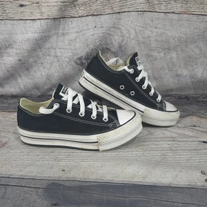 Converse Allstars Youth Size 2 US Black Low Top Boys Girls 372861F Youth Classic - Bild 1 von 15
