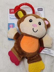 Platex Baby Happy Monkey Plush Stroller Carrier Teether Rattle new - Picture 1 of 4