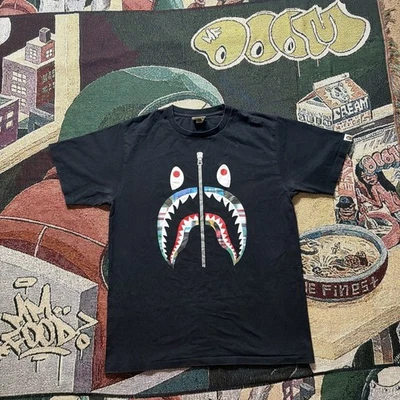 Черная футболка A Bathing Ape BAPE Shark - Изображение 1 из 4