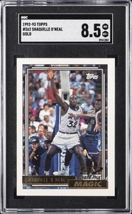 1992 TOPPS GOLD #362 SHAQUILLE O'NEAL SGC 8.5 - Picture 1 of 2