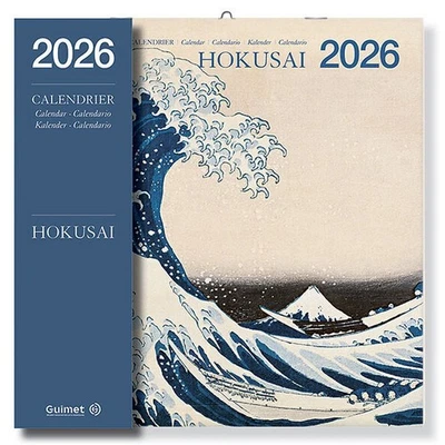 Calendrier mural, Katsushika Hokusai 30x30cm (2026) - Photo 1/4