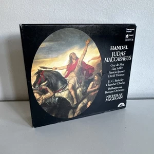 Nicholas McGegan - Handel Judas Maccabeaus - Complete 2-Disc Box Set CD Berkeley - Picture 1 of 9
